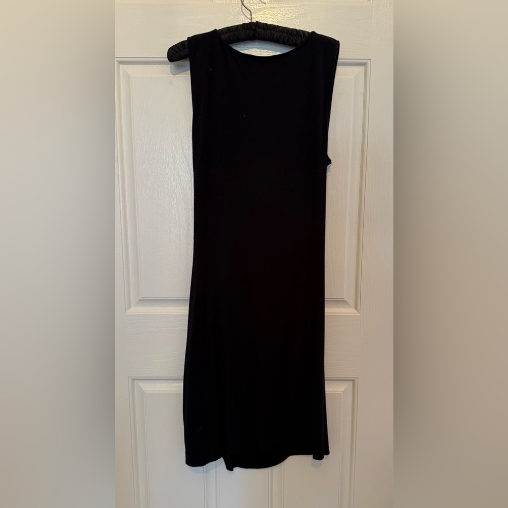 Black Dress . New York & Company. 
Stretch. Size L 
Made in Indonesian